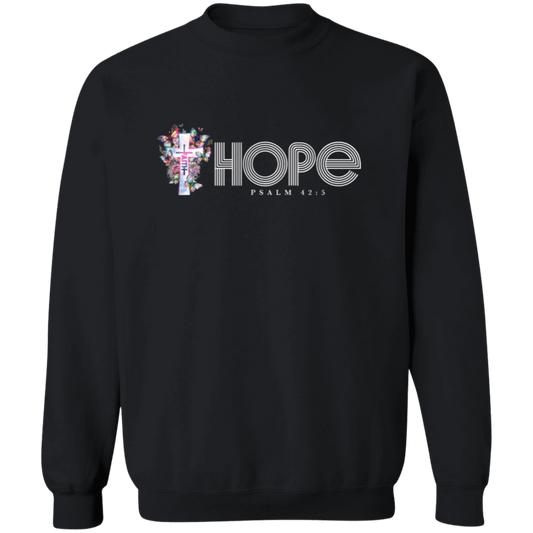 Hope Faith Unisex Pullover Sweatshirt