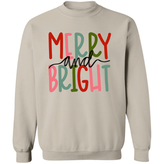 Merry and Bright Pullover Sweatshirt