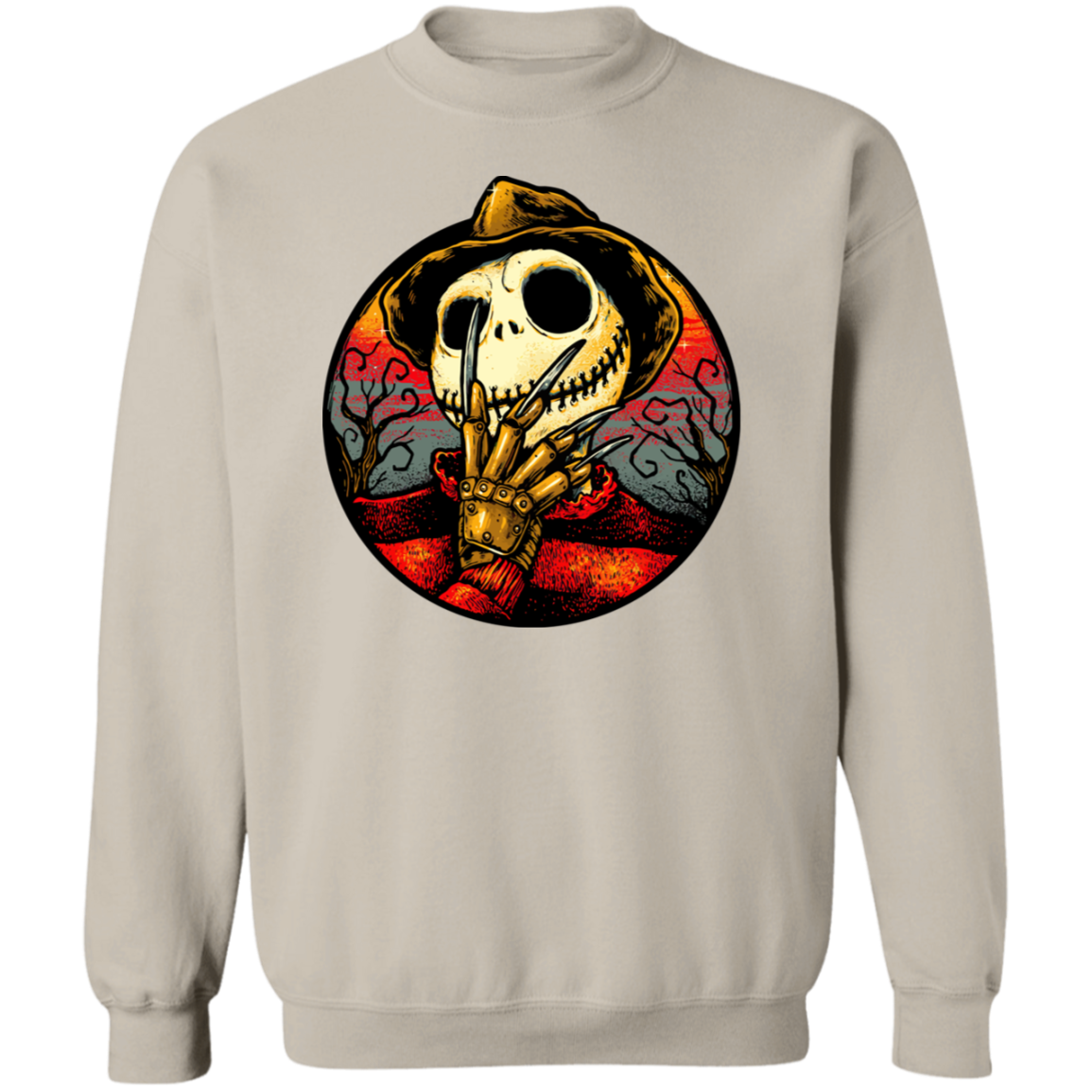 Jack-Freddy- Skellington Pullover Sweatshirt