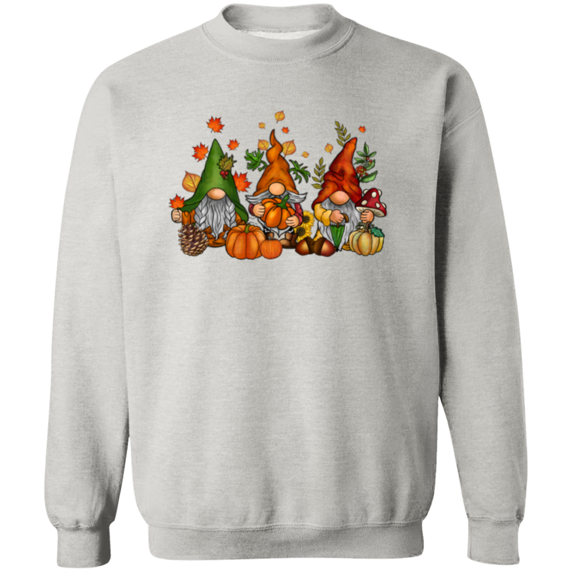 Fall Gnomes Unisex Pullover Sweatshirt