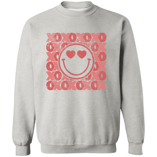 XOXO Smiley Face Valentine Sweater