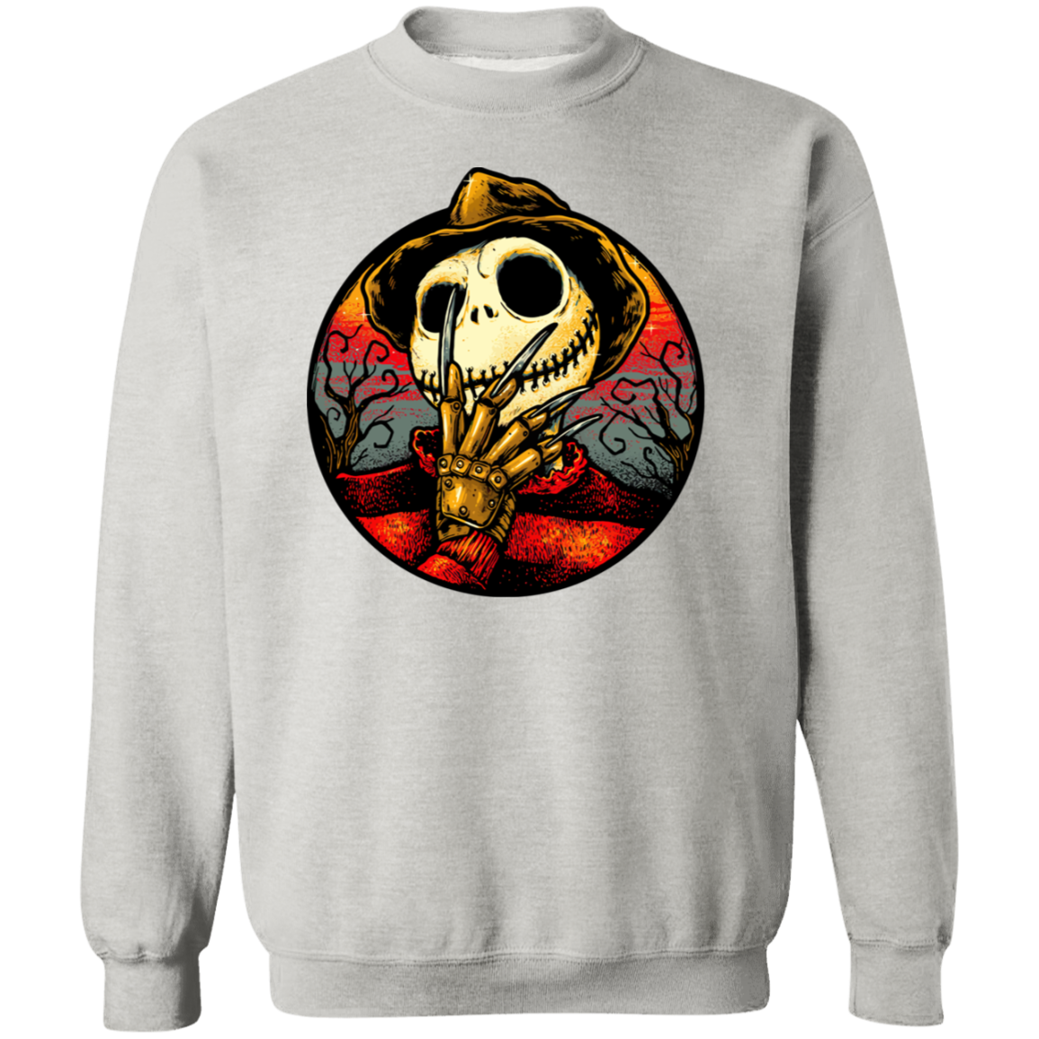Jack-Freddy- Skellington Pullover Sweatshirt