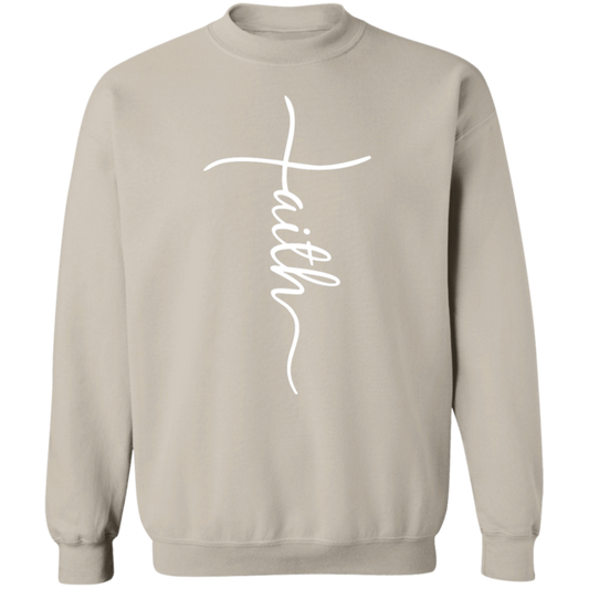 Faith Cross Unisex Pullover Sweatshirt