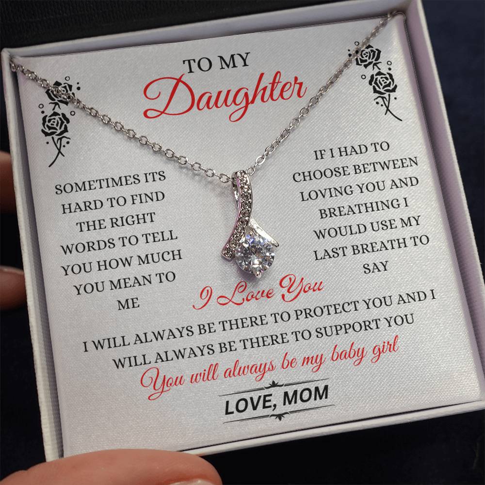 To My Daughter |  Alluring Beauty Necklace | Necklace For Daughter