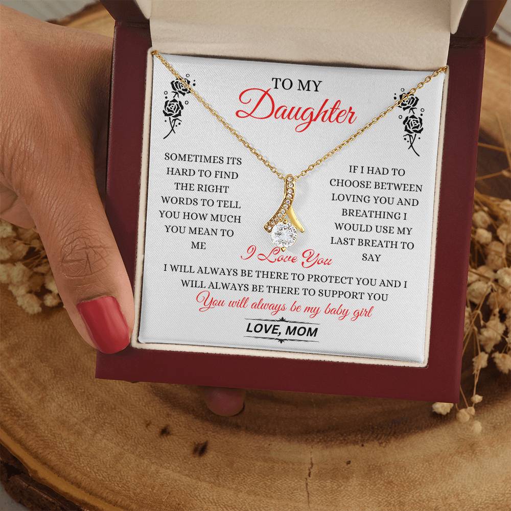 To My Daughter |  Alluring Beauty Necklace | Necklace For Daughter