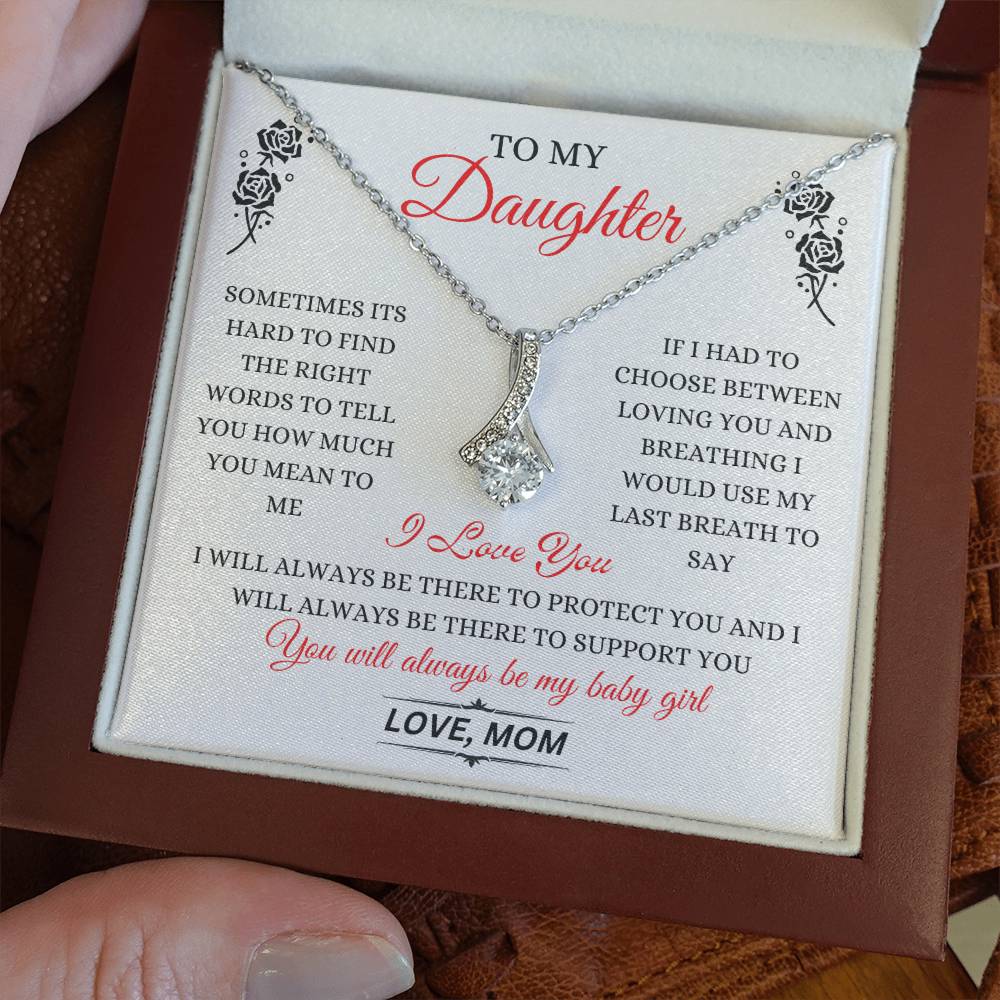 To My Daughter |  Alluring Beauty Necklace | Necklace For Daughter