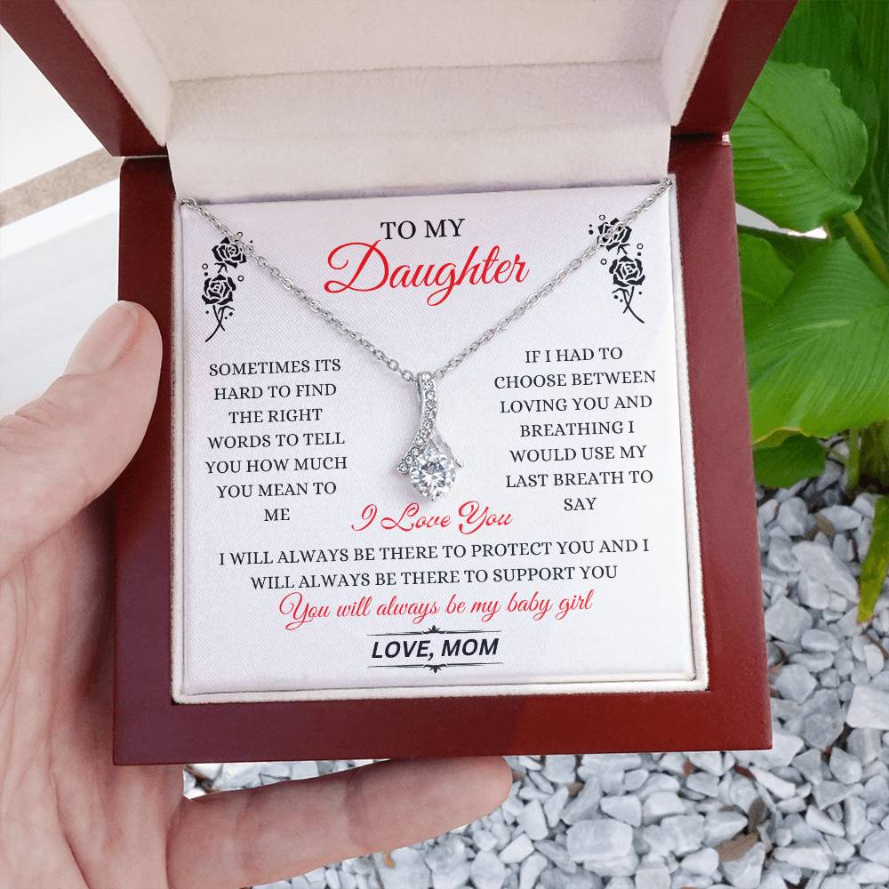 To My Daughter |  Alluring Beauty Necklace | Necklace For Daughter