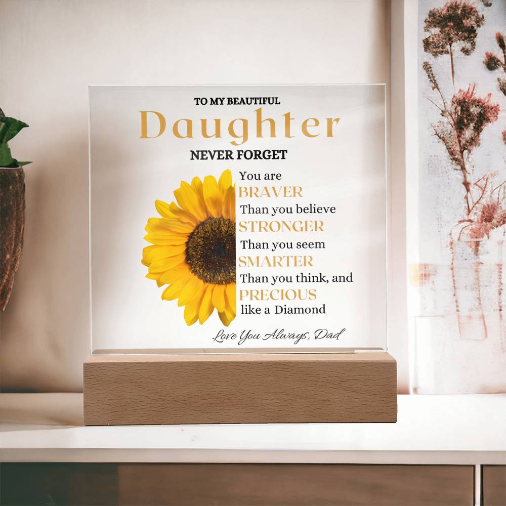 To My Beautiful Daughter