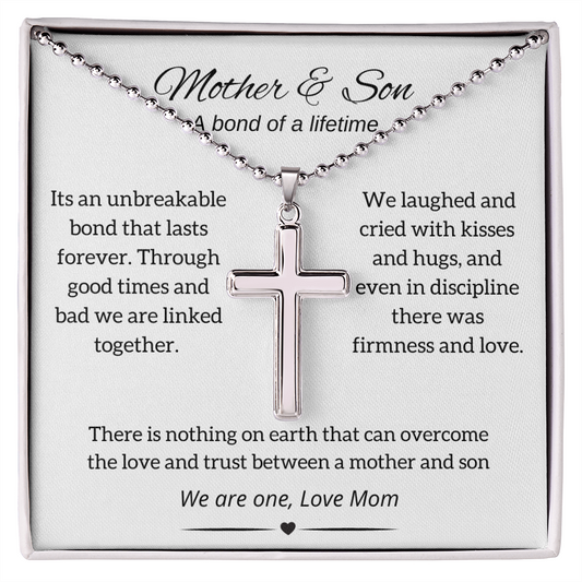 To My Son from Mom |  Mother & Son Bond | necklace for son