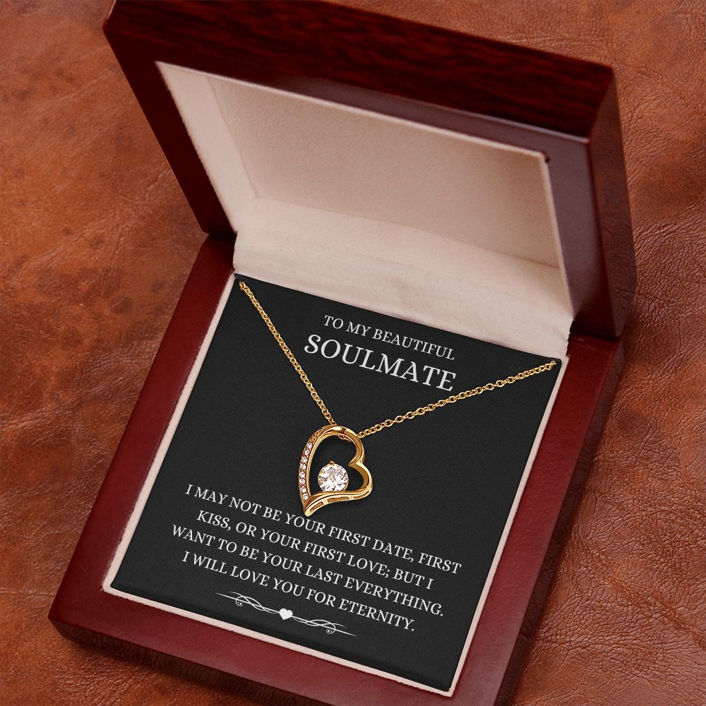 To My Beautiful Soulmate | Necklace For Soulmate | Forever Love Necklace