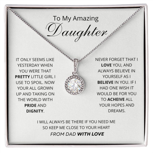 NECKLACE FOR DAUGHTER | To My Daughter | Eternal Hope Necklace