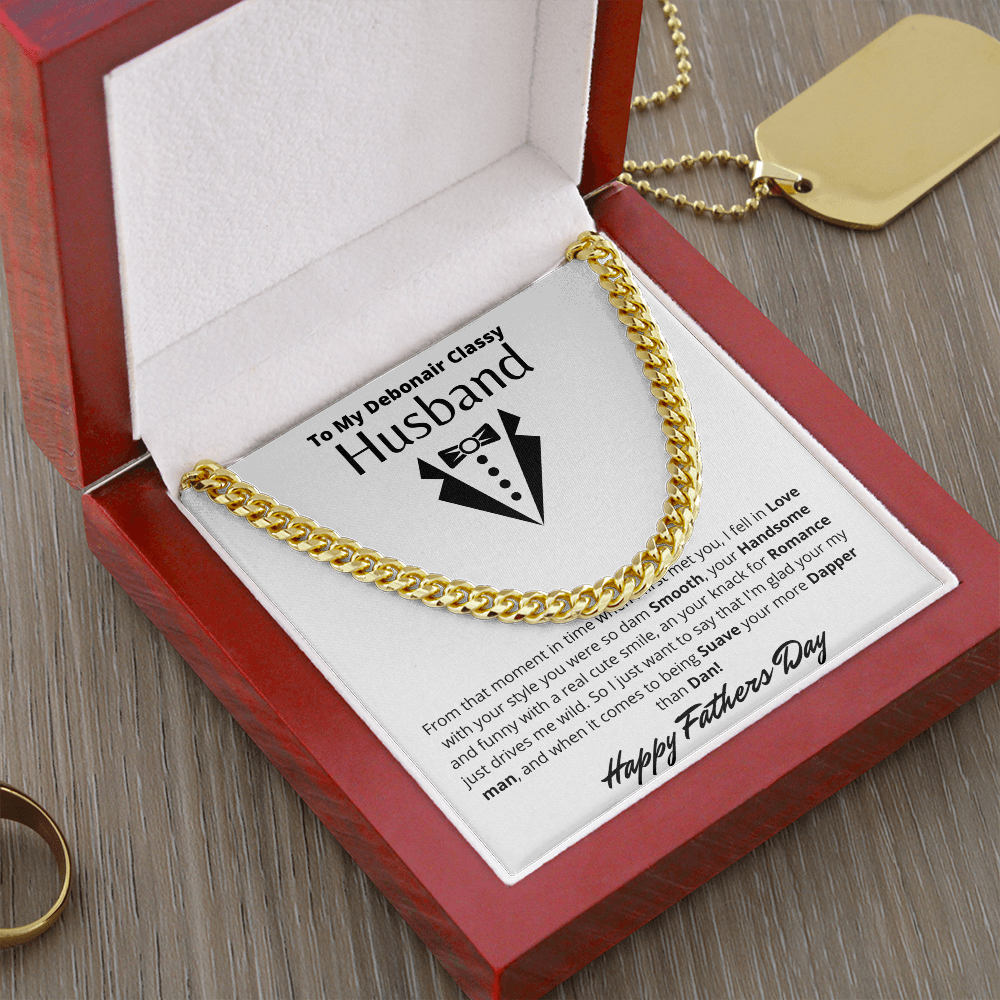 To My Husband | Cuban Link Chain