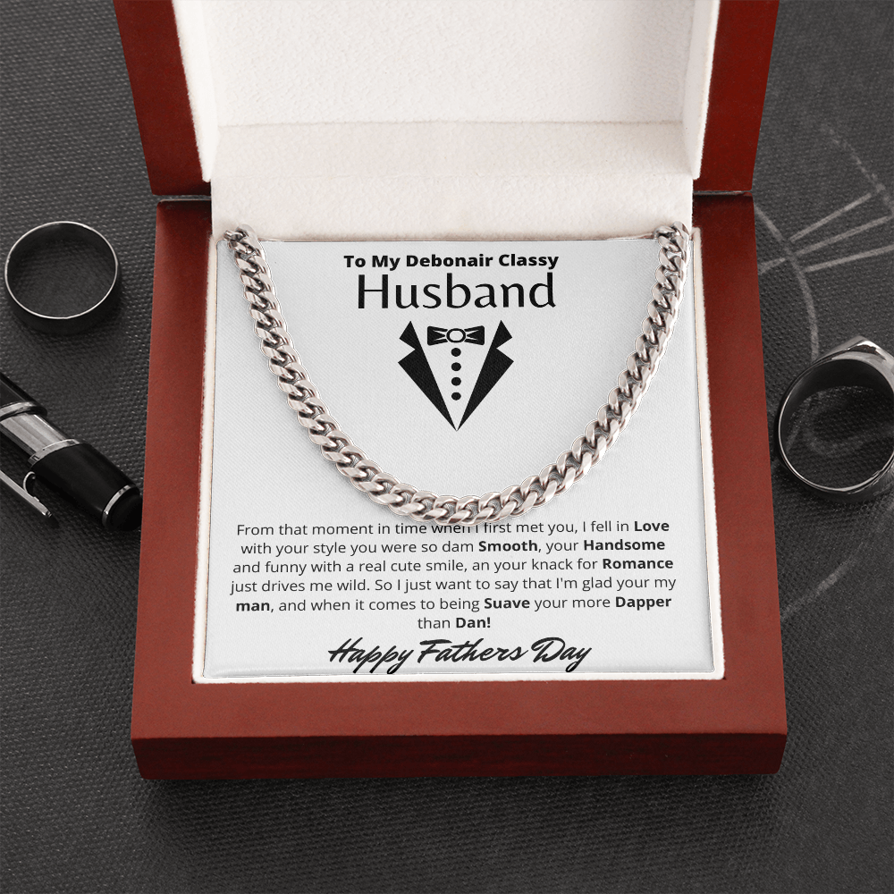 To My Husband | Cuban Link Chain