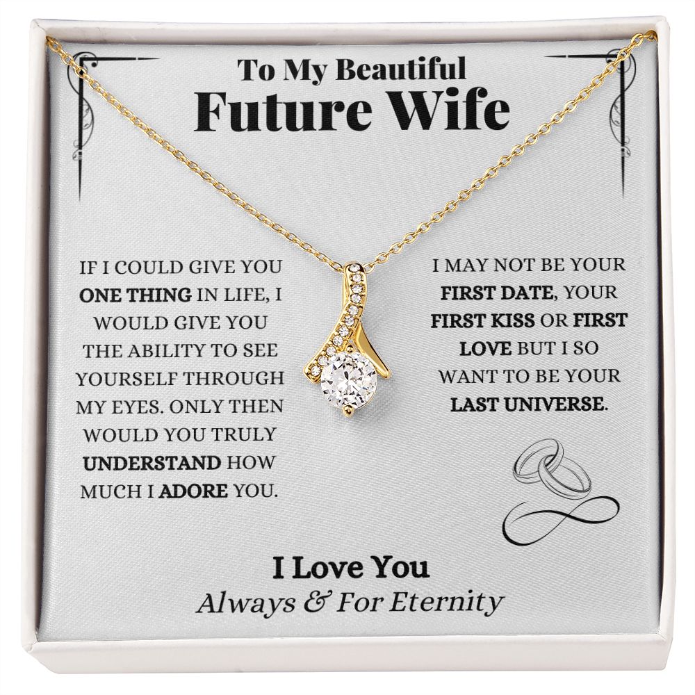 To My Future Wife | Alluring Beauty necklace | Necklace For Wife