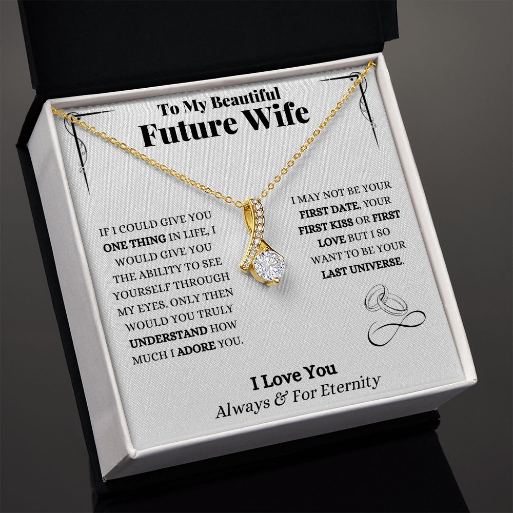 To My Future Wife | Alluring Beauty necklace | Necklace For Wife