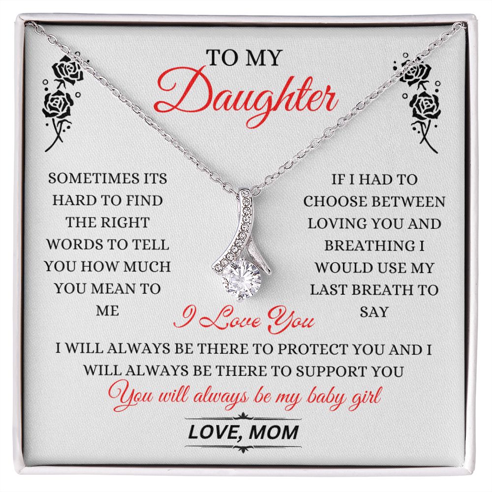 To My Daughter |  Alluring Beauty Necklace | Necklace For Daughter