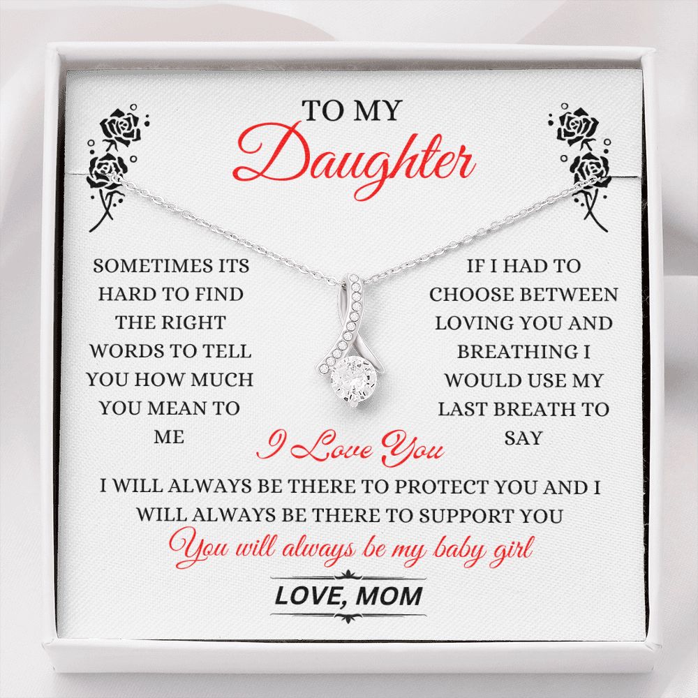 To My Daughter |  Alluring Beauty Necklace | Necklace For Daughter