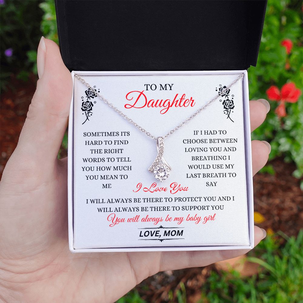 To My Daughter |  Alluring Beauty Necklace | Necklace For Daughter