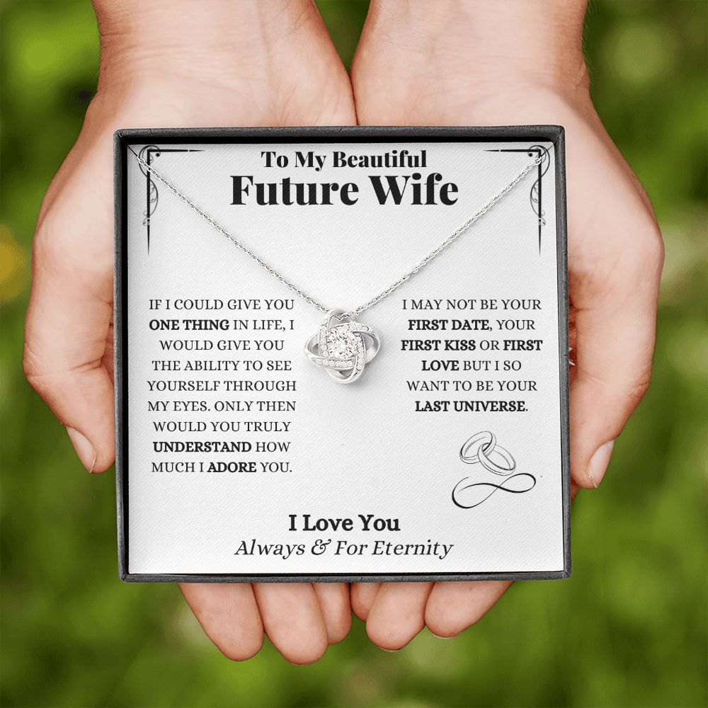 To My Future Wife | Love Knot Necklace | Necklace for Wife