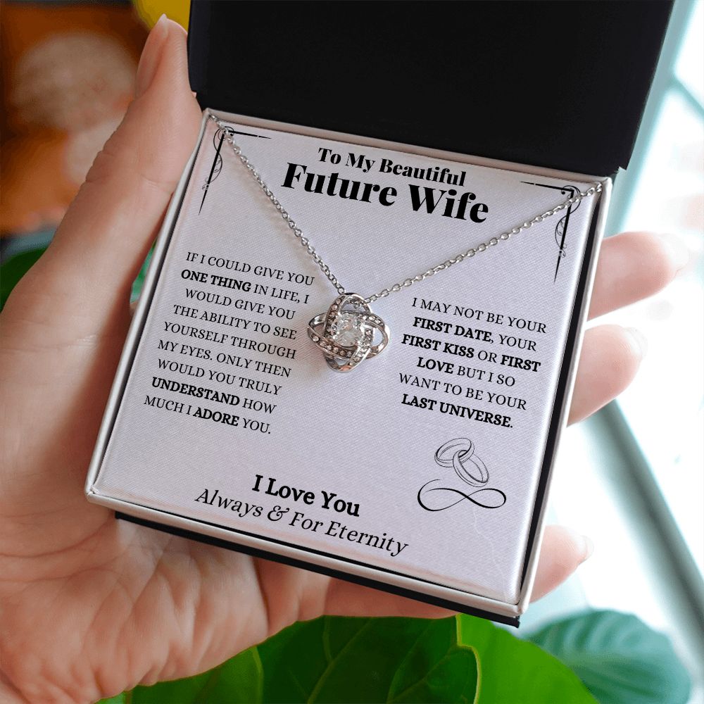 To My Future Wife | Love Knot Necklace | Necklace for Wife