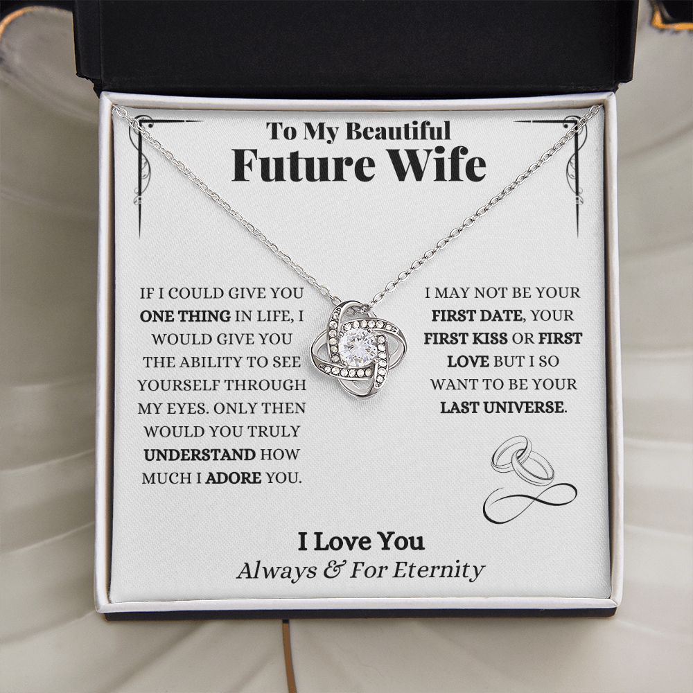 To My Future Wife | Love Knot Necklace | Necklace for Wife