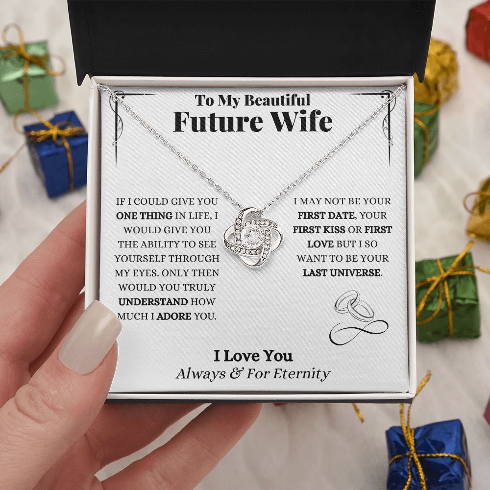 To My Future Wife | Love Knot Necklace | Necklace for Wife