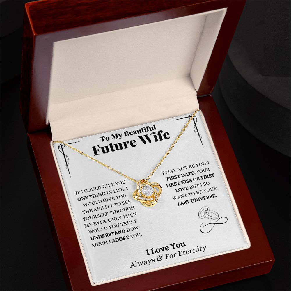 To My Future Wife | Love Knot Necklace | Necklace for Wife