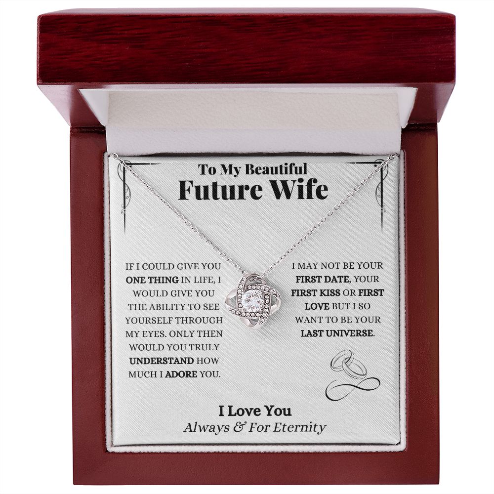 To My Future Wife | Love Knot Necklace | Necklace for Wife