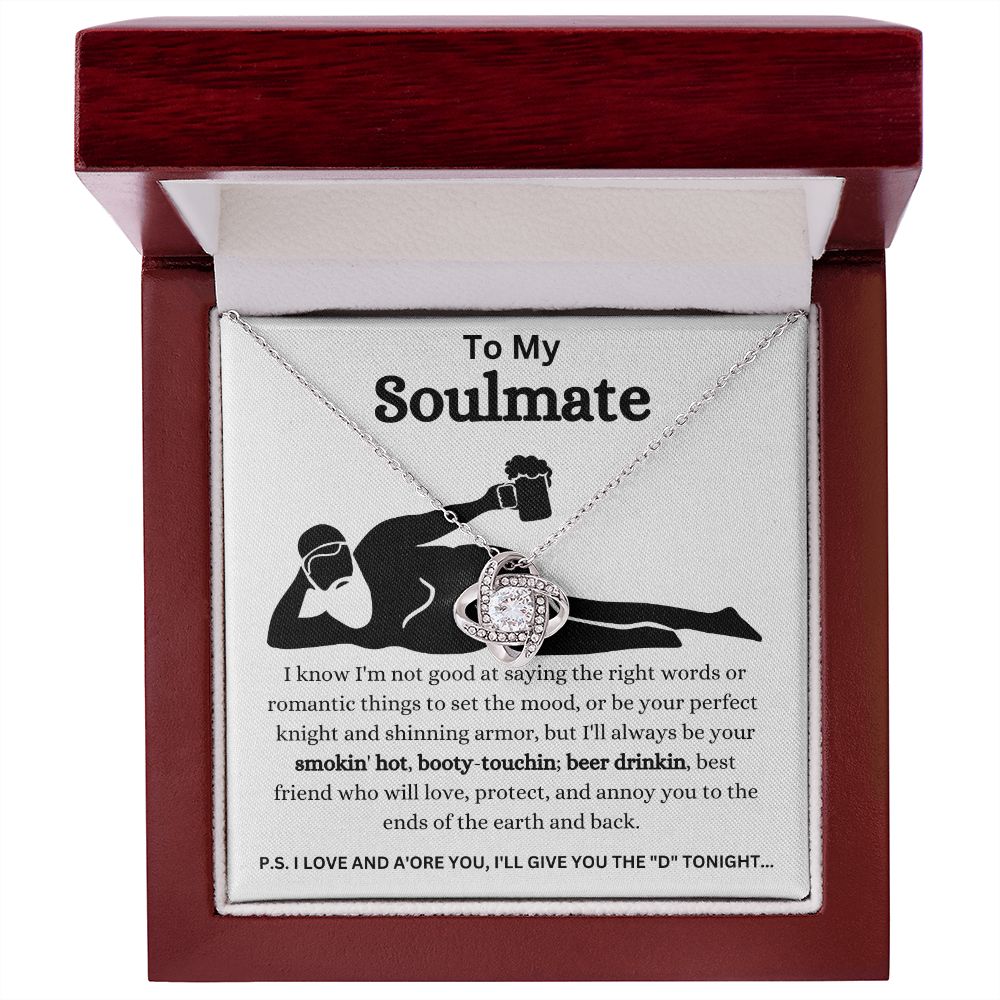 To My Soulmate | Love Knot Necklace | Necklace For Soulmate