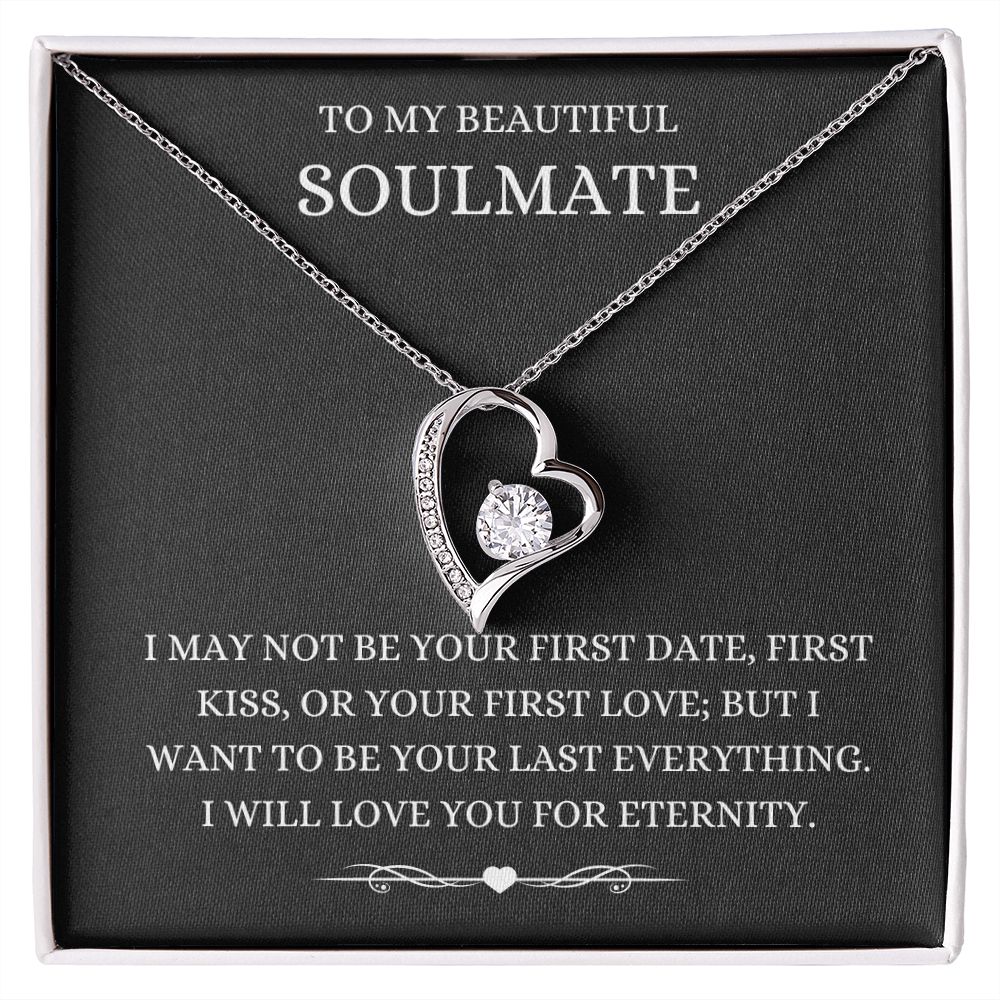 To My Beautiful Soulmate | Necklace For Soulmate | Forever Love Necklace