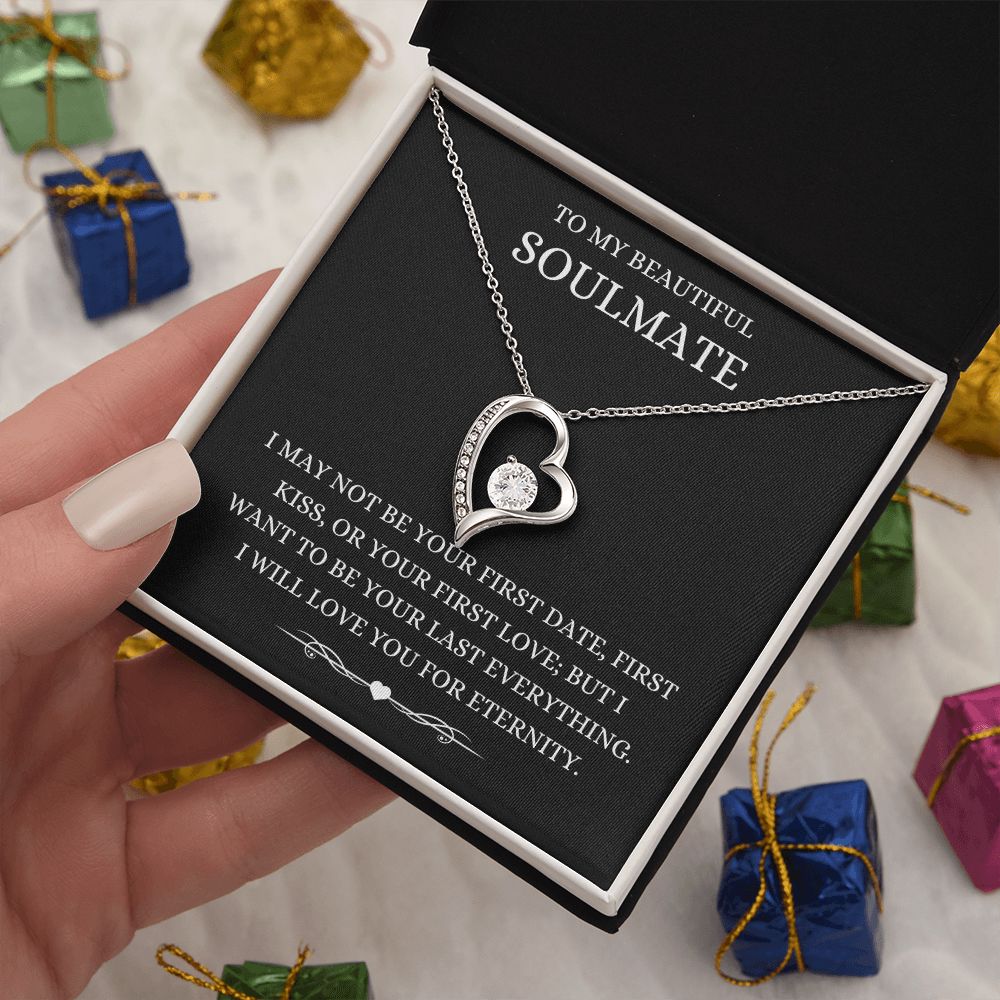 To My Beautiful Soulmate | Necklace For Soulmate | Forever Love Necklace