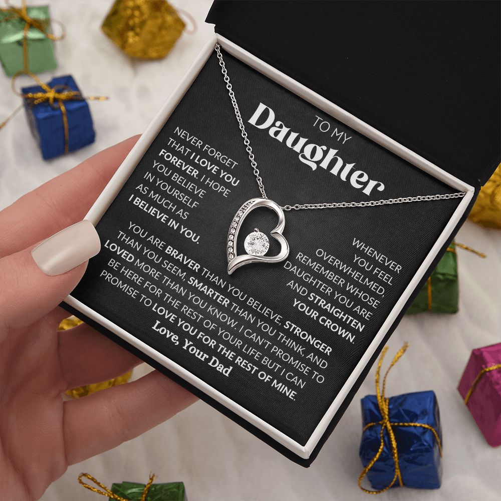 To My Daughter | Forever Love Necklace | Necklace For Daughter