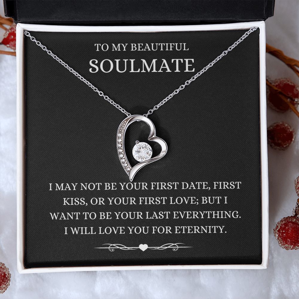 To My Beautiful Soulmate | Necklace For Soulmate | Forever Love Necklace