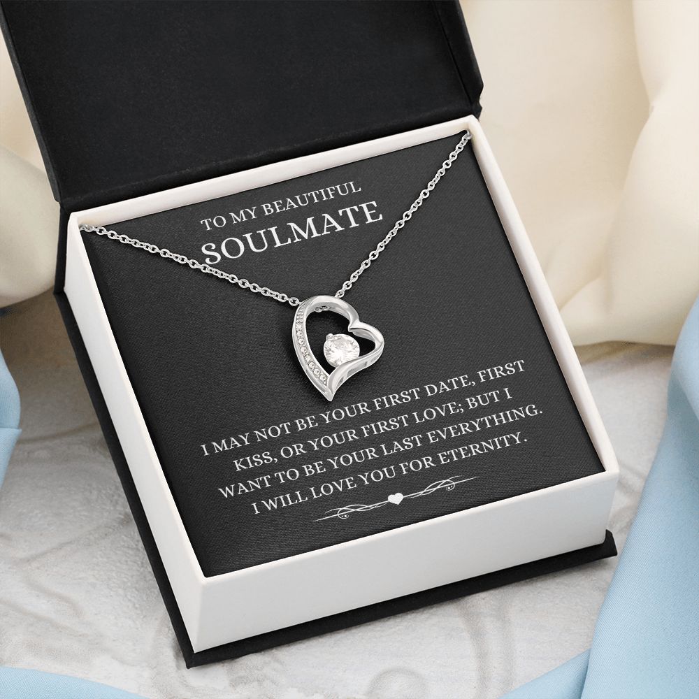 To My Beautiful Soulmate | Necklace For Soulmate | Forever Love Necklace
