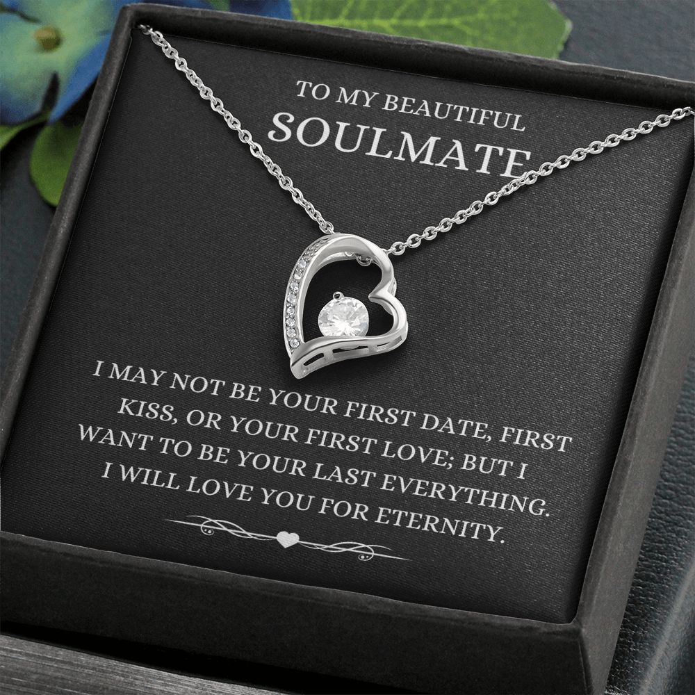 To My Beautiful Soulmate | Necklace For Soulmate | Forever Love Necklace