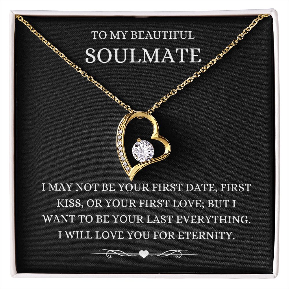 To My Beautiful Soulmate | Necklace For Soulmate | Forever Love Necklace
