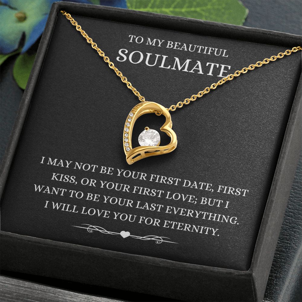 To My Beautiful Soulmate | Necklace For Soulmate | Forever Love Necklace