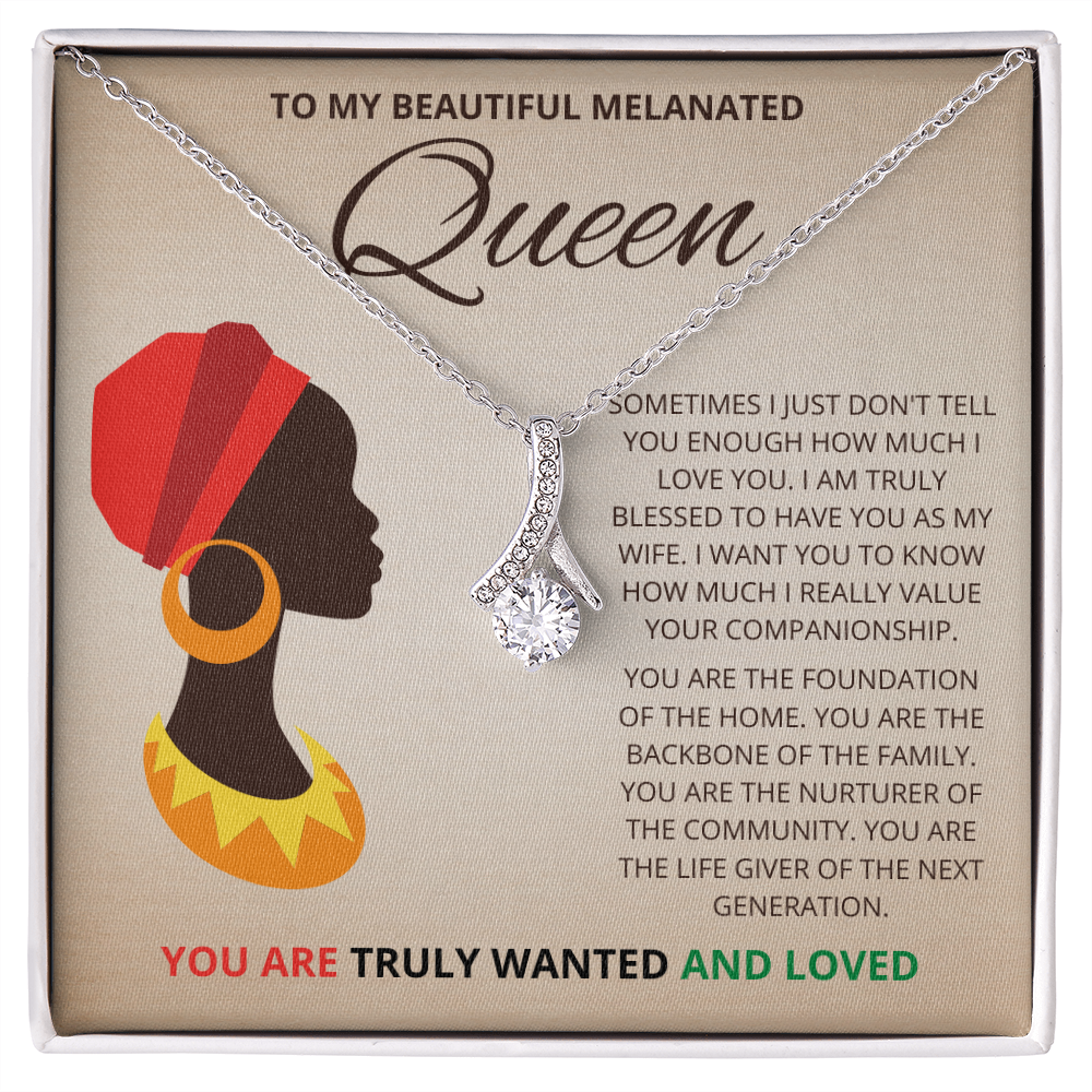 TO MY QUEEN | ALLURING BEAUTY necklace