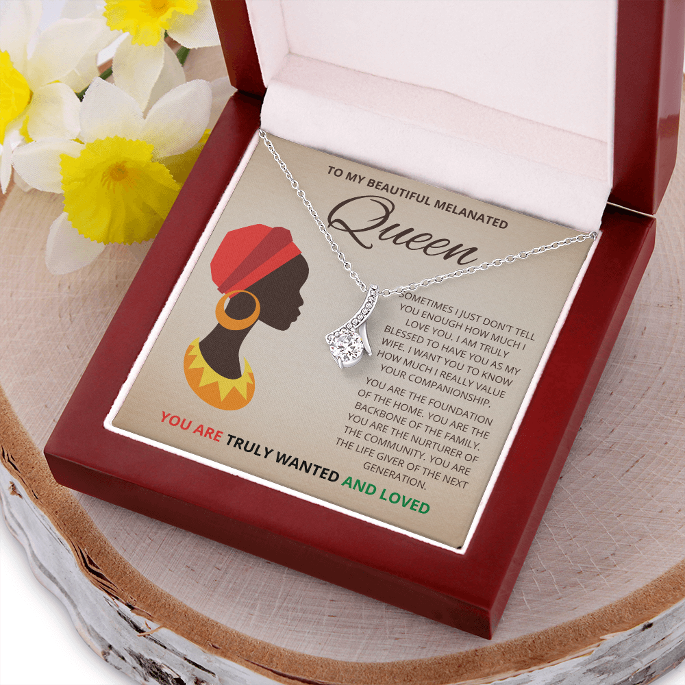TO MY QUEEN | ALLURING BEAUTY necklace